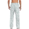 thumbnail image 2 of GZHJMY Green Leaves Men's Pajama Pants, Soft and Comfortable Lounge Sleep Bottoms with Pockets, Men's Sleepwear with Custom Print, Medium, 2 of 7