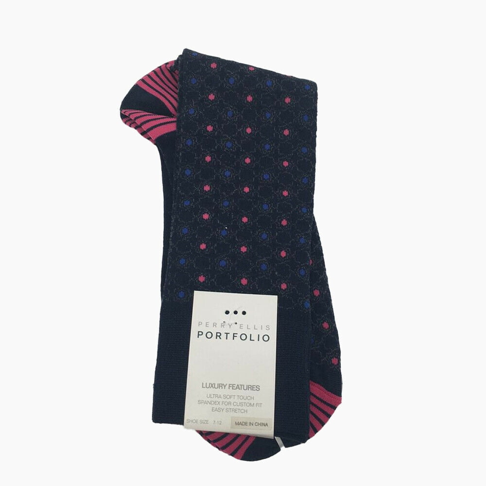 New Perry Ellis Portfolio Super Soft Tencel Blend Luxury Dress Crew Socks 7-12