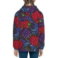 thumbnail image 6 of Picia Wild Berries for Boys Fashion Full-zip Hoodies & Sweatshirts with Kangaroo Pocket,Zip-up Hooded Sweatshirt for Kid, Moisture Wicking & Breathable-Medium, 6 of 6