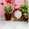 thumbnail image 6 of Nagina International Time's Wall Clock | Nautical Pirate's Ship Wheel | Premium Craft Gift (16 Inches), 6 of 6