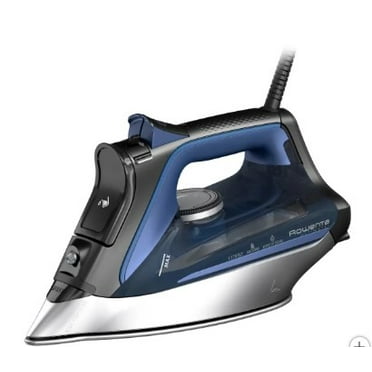 Rowenta Ultimate  Steam Iron - Vertical Steam, Auto-Off, Black & Blue