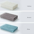 thumbnail image 5 of 1/10pcs Waffle Towels Set Premium Cotton Bath Towel Ultra Absorbent Soft Lint Free Quick Dry Lightweight Bath Sheet for Bathroom (White,1pcs), 5 of 7