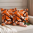 thumbnail image 2 of 2 Pack Outdoor Waterproof Throw Pillows, Abstraction Distortion Lines Art Decorative Square Pillow Case Patio Pillows for Chair Couch Sofa 16x16in, 2 of 9