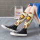 thumbnail image 5 of Fotbe Cute Owls Calcetas Divertidas Estampadas para Hombre y Mujer, Calcetas de Algodón hasta la Rodilla para Caminar, Correr, Enfermería y Embarazo, 5 of 6