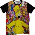 thumbnail image 3 of Playera Hombre Cerveza Duff Los Simpson Homero Camiseta Moda, 3 of 6