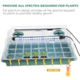 thumbnail image 4 of 2 juegos de Kit de inicio de semillas, bandejas de inicio de plántulas, Kit de germinación, bandeja de inicio con luz de cultivo, 4 of 6