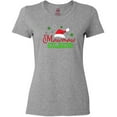 thumbnail image 3 of Inktastic Mawmaw Claus with Christmas Santa Hat and Snowflakes Women's T-Shirt, 3 of 5