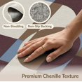 thumbnail image 6 of ODIKA 8'x10' Washable Area Rug Durable, Non-Slip Brown Blue Geometric Abstract Design Elegant Interplay of Circles and Rectangles for Living Room, Under Sectional, Family, 6 of 7