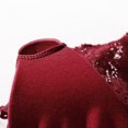 thumbnail image 3 of Baohd Soutien-Gorge Léger pour Femmes avec Bandeau Rembourré Amovible Bretelles Réglables Haut Tube Modal Dentelle, Rouge, m, 3 of 9