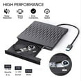 thumbnail image 6 of External DVD Drive, USB 3.0 Portable +/-RW , DVD Player for CD ROM Burner Compatible with Laptop Desktop PC Windows Linux OS Apple Mac, Black, 6 of 10