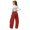 Z120 Red, variant on Landzoo Little Girls Active Pants Curved Leg Sweatpants With Pockets Fall Casual Kid Girls Baggy Trousers