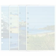 Day-Timer Coastlines Note Pads Loose-Leaf Desk Size 5 12 x 8 12 2 Pack - Planner