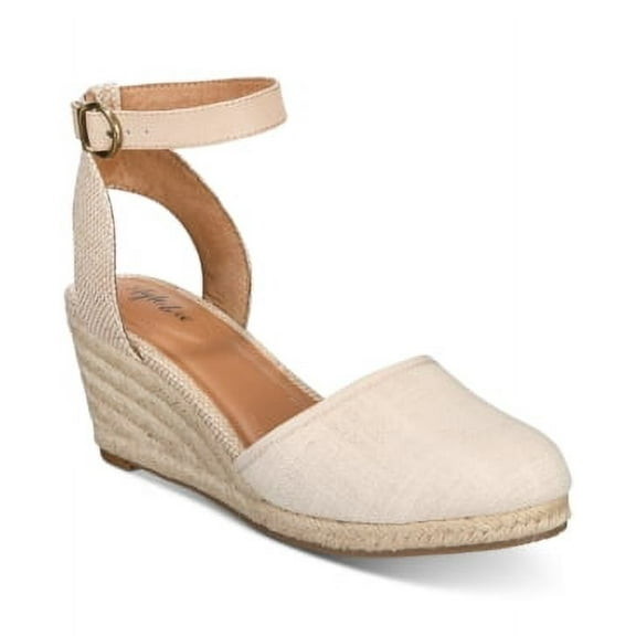 Style Co Mailena Wedge Pumps Canvas 9W