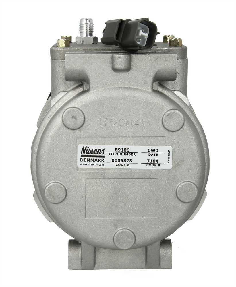 Nissens 89186 Air Conditioning Compressor with Clutch