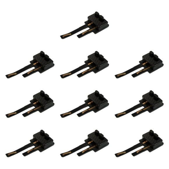 10 piezas de clips de conexión de potencia digital para trenes modelo HO, escala 1/87 Negro