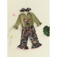 thumbnail image 6 of BemeyourBBs Newborn Baby Hunting Deer Outfit Infant Baby Girl Spring Fall Winter Outfit Long Sleeve Romper Jungle Camouflage Pants Headband 3Pcs Set, 6 of 10