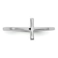 thumbnail image 6 of FJC Finejewelers Sterling Silver Sideways Cross Ring Size 8 Female Adult, 6 of 6
