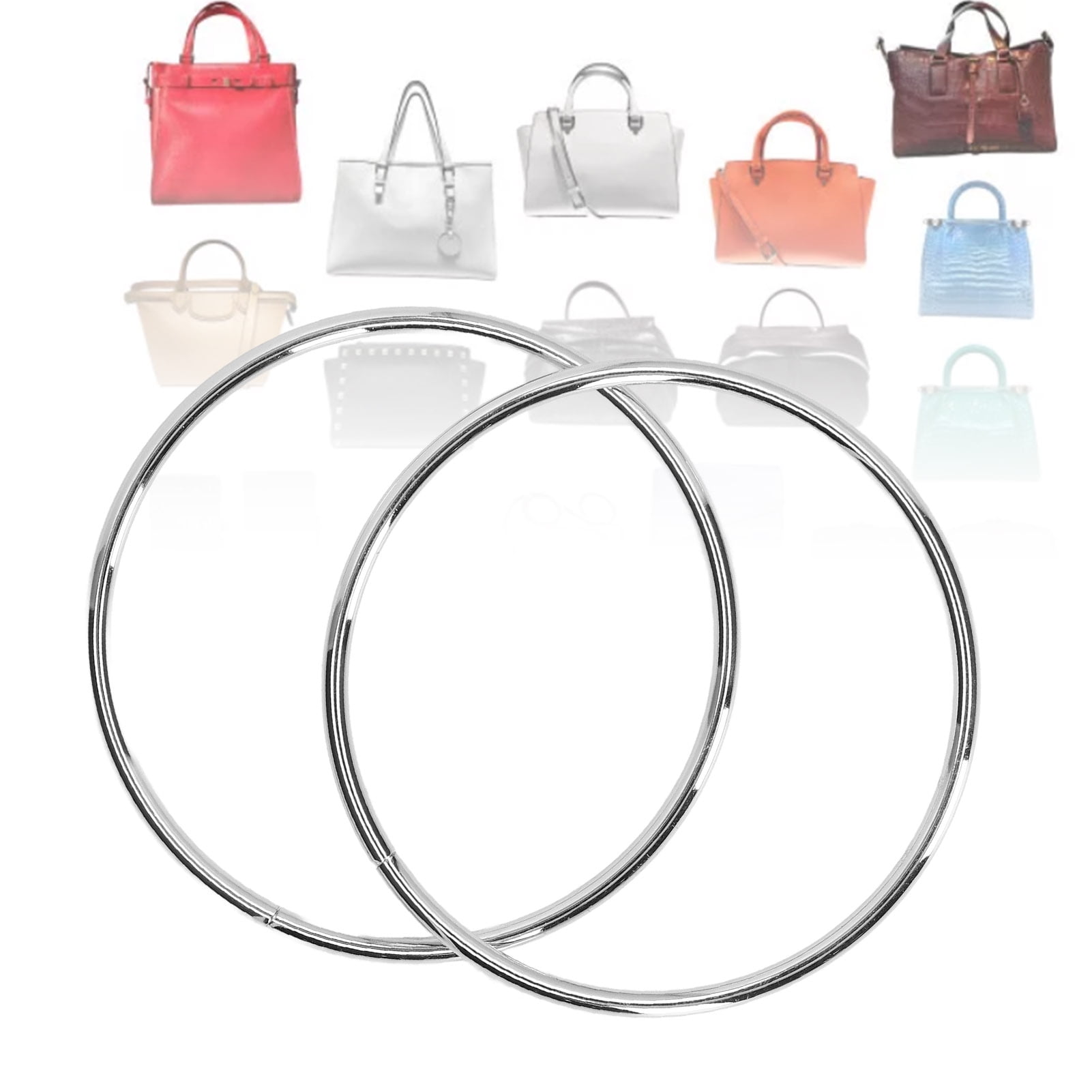 Poignées de Sac à Main, Matériel de Fer Haute Dureté Poignée Ronde