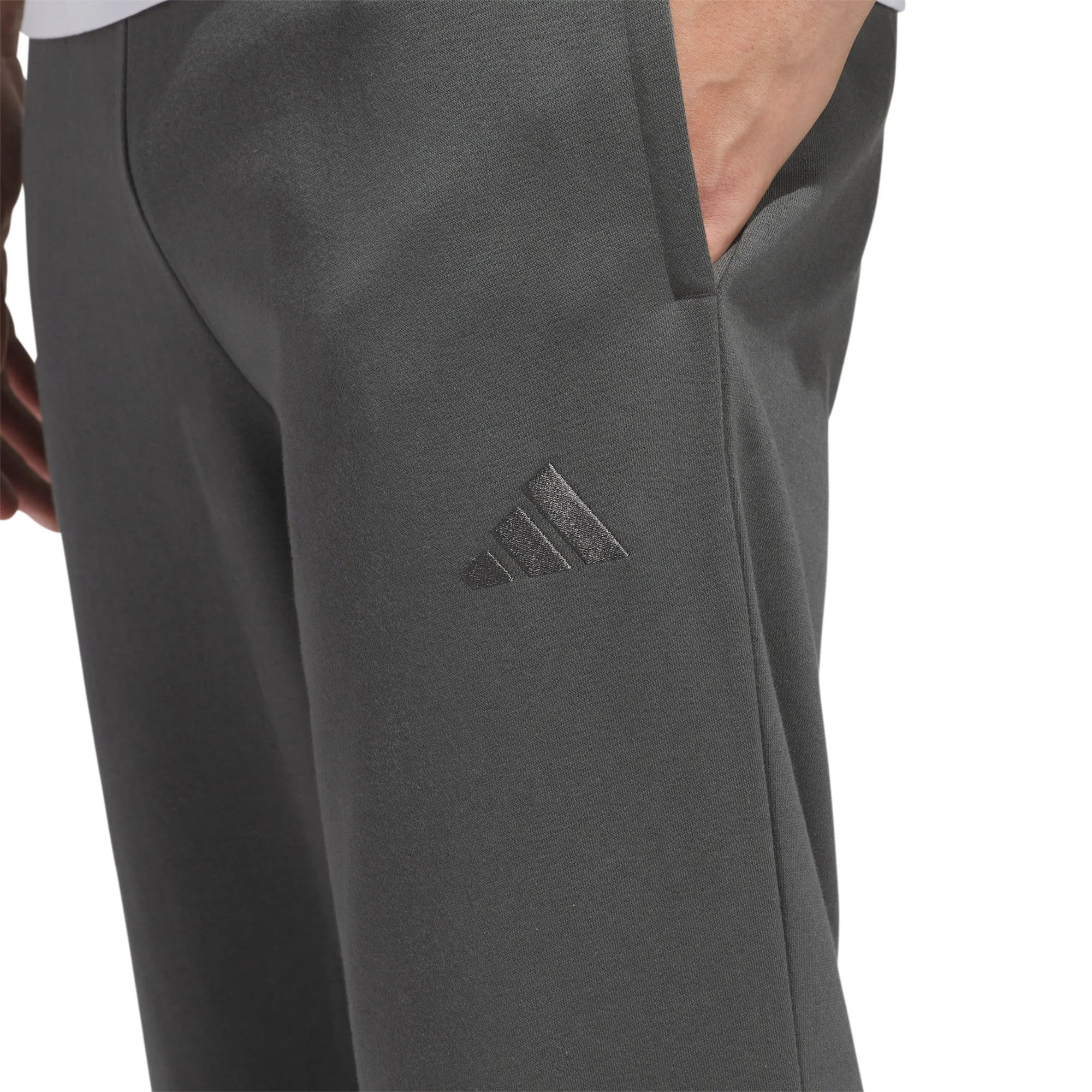 adidas Men's Fleece Pant with Pockets (US, Alpha, XX-Large, Regular, Regular, Grey Six (Gray))