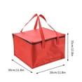thumbnail image 2 of Large Insulated Food Bag with Aluminum Foil Lining | 30x30x35cm Thermal Storage Carrier for Picnics, Work Lunches & Outdoor Meals | Portable Cooler & Warmer Bag, 2 of 2