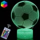 thumbnail image 3 of Inteprter Luz LED Regalo de fútbol único con efecto de iluminación 3D Regalo de fútbol único Decoración con efecto de iluminación 3D Iluminación y accesorios base agrietada, 3 of 6