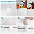 thumbnail image 3 of No Hook Shower Curtain with Built-in Rings - Abstract Retro Boho Washable Waterproof Fabric Bathroom Curtains for Hotel,Rentals, Stall 36 X 72 Inch , Southwestern Pattern Yellow Brown, 3 of 9