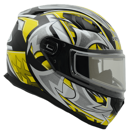 Vega Ultra Full Face Snownmobile Helmet with Heated Dual Lens Shield
