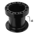 thumbnail image 1 of 3in Steering Wheel Quick Release Hub Adapter Disconnect Heightening Universal for Car Black, 1 of 8