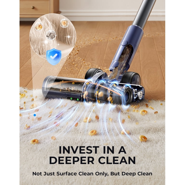 Laresar Robot Vacuum Mop Combo, 5000Pa Suction, LIDAR Navigation