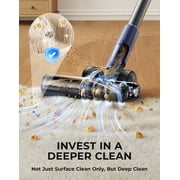 Laresar V11 Cordless Stick Vacuum Cleaner 650W 75Kpa Strong Suction, 90Mins Runtime Long-Lasting Battery for Carpet Pet Hair Large Home