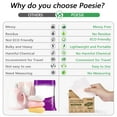 Poesie Laundry Detergent Sheets Fragrance Free Natural Laundry Soap
