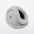 thumbnail image 1 of Orejeras cálidas para hombre, orejeras de invierno con forro de felpa gruesa, orejeras a prueba de frío para estudiantes, orejeras para llevar en la espalda, 1 of 5