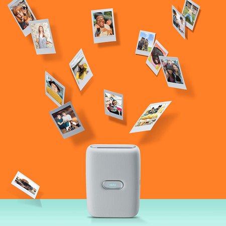 Fujifilm Instax Mini Link Smartphone Printer, Ash White | Walmart