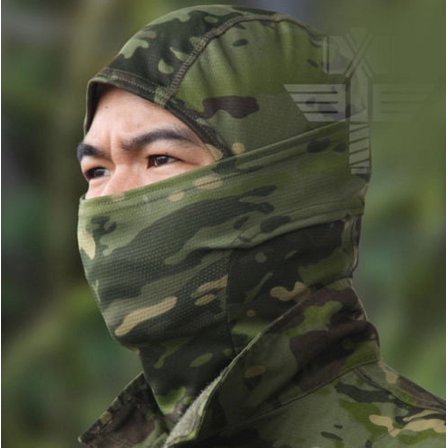 Camouflage Balaclava Face Mask Camo Hunting Airsoft Motorcycle WOODLAND MULTICAM
