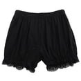 thumbnail image 2 of Girls Shorts for Everyday Wear Lace Trim Comfortable Loose Fit Underwear Style Summer Thin Breathable Home Lounge Shorts Ages 4-16, 2 of 5