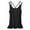 Black, variant on JDEFEG Camisole Tops for Women Simple Women's Scoop Neck Sleeveless Knit Ribbed Fitted Casual Crop Tank Top Workout Camisole Tops for Women Undershirts Yellow Size Xxl