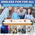 thumbnail image 6 of RayChee 40in Air Hockey Table with 2 Pucks, 2 Pushers, Portable Electric Game for Kids & Adults, 6 of 8