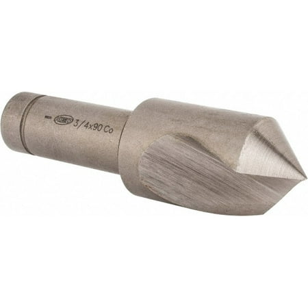 

Keo 3/4 Head Diam 1/2 Shank Diam 1 Flute 90° Cobalt Countersink Bright Finish 2-5/8 OAL Single End