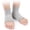Grey, variant on Moisturizing Socks for Cracked Heel Treatment: Heel Socks for Cracked Heel Repair, Silicone Toeless Socks, Spa Gel Socks for Dry Cracked Feet Women, Lotion Moisture Pedicure Socks-1 Pair