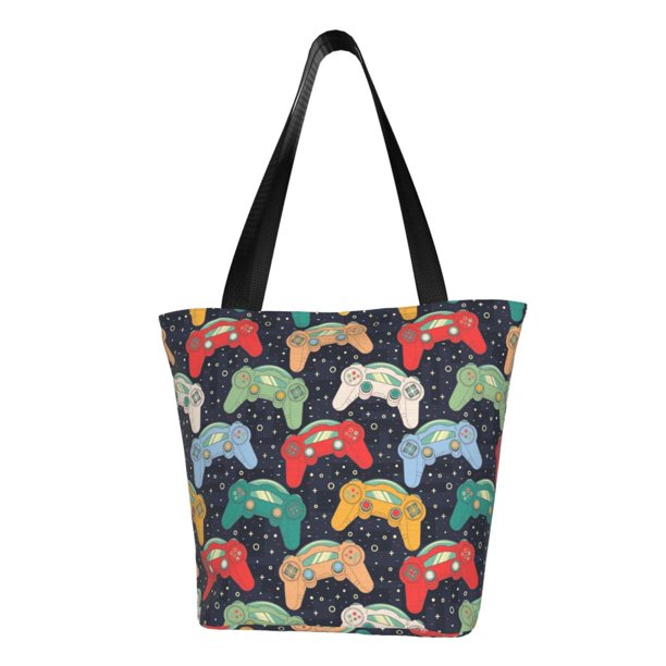 Easygdp Retro Video Game Bolso de Hombro para Mujer, Bolso Bandolera y Cartera de Mano Elegante para Uso Diario