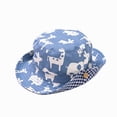 thumbnail image 4 of Yoyauz Baby Sun Hat Boys Bucket Hat Toddler Floppy Hat UPF 50+ Wide Brim Chin Strap Summer Play Cap for 6M-6T, 4 of 7