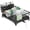 Black, variant on Dish Drying Rack, 304 Stainless Steel Dish Racks for Kitchen Counter with Cutlery Holder & Sponge Holder, Large Dish Drainer with Removable Drainboard, 11.8''W x 16.7''L (Stainless Steel)