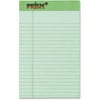 TOPS Prism Plus Legal Pads - 50 Sheets - Strip - 16 lb Basis Weight - 5" x 8" - 8" x 5" - Green Paper