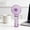 🔥 Purple, variant on Viflosae Hand Fan Handheld Fan Mini USB Rechargeable Portable Pocket Fan Small Personal Cooling Device Quiet Airflow for Outdoor Travel School Students Desk Makeup Camping