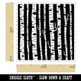thumbnail image 2 of Birch Wood Trees Solid Background Self-Inking Rubber Stamp Ink Stamper - Red Ink - Small 1 Inch, 2 of 7