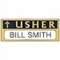 thumbnail image 3 of Usher Badge Réutilisable avec Croix et Aimants (Lot de 4), 3 of 4