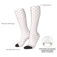 thumbnail image 4 of Pofeuu Animal Pink Color Paw Print Stockings, Adult Running Hiking Socks for Youth and Adult, 4 of 6