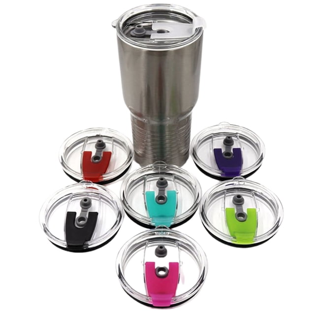 Tapa para taza Homeer, tapa para vaso, tapa sellada, buen sellado, orificio para pajita, antifugas, resistente al calor, a prueba de derrames, repuesto extraíble, taza deportiva de 20/30 oz