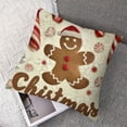 thumbnail image 7 of nygtbtfer Christmas Throw Pillow Man House Decorative Pillows for Couch Sofa Home Winter Holiday Decor Set of 2 White, 7 of 7