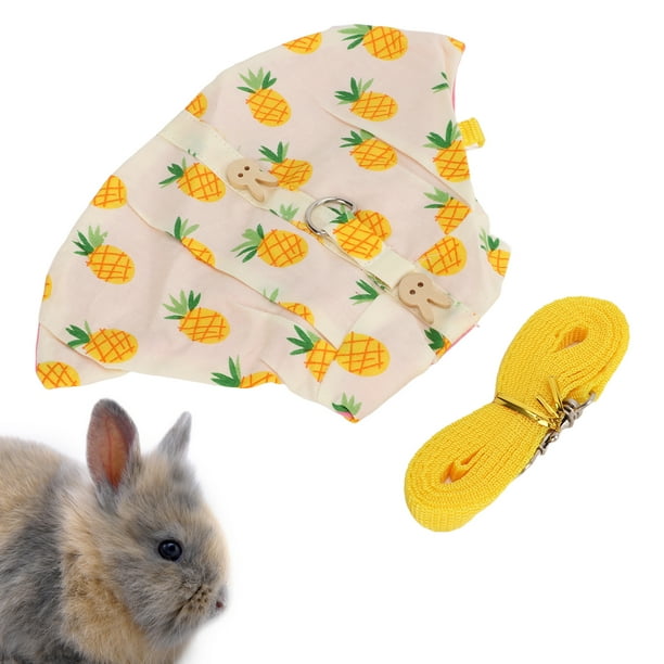 Paño de conejito con cuerda, vestido de conejito para mascotas